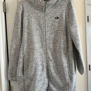 Tommy Hilfiger Women's Gray Hooded Jacket